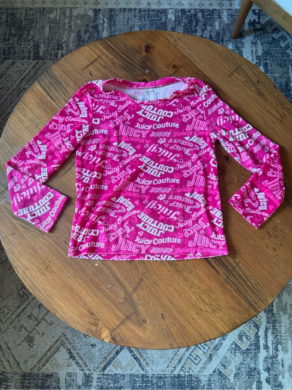 Juicy Couture Kids Long Sleeve Sleep Top